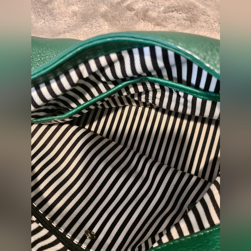 Kate Spade Green Leather Shoulder Bag - Picture 6 of 6